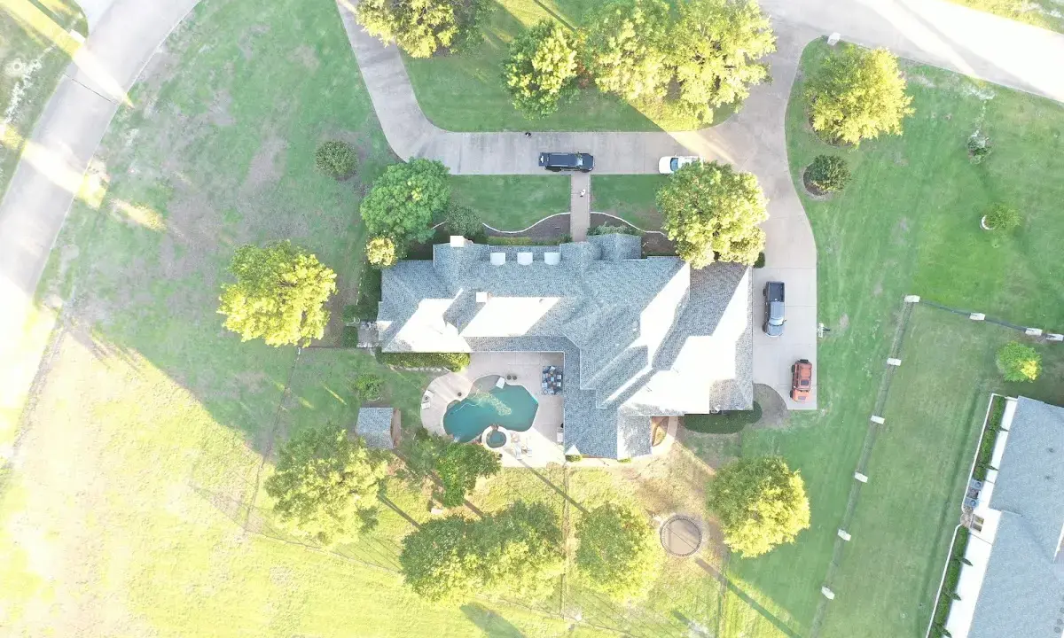 New shingle roof installation on a home in Gilmer